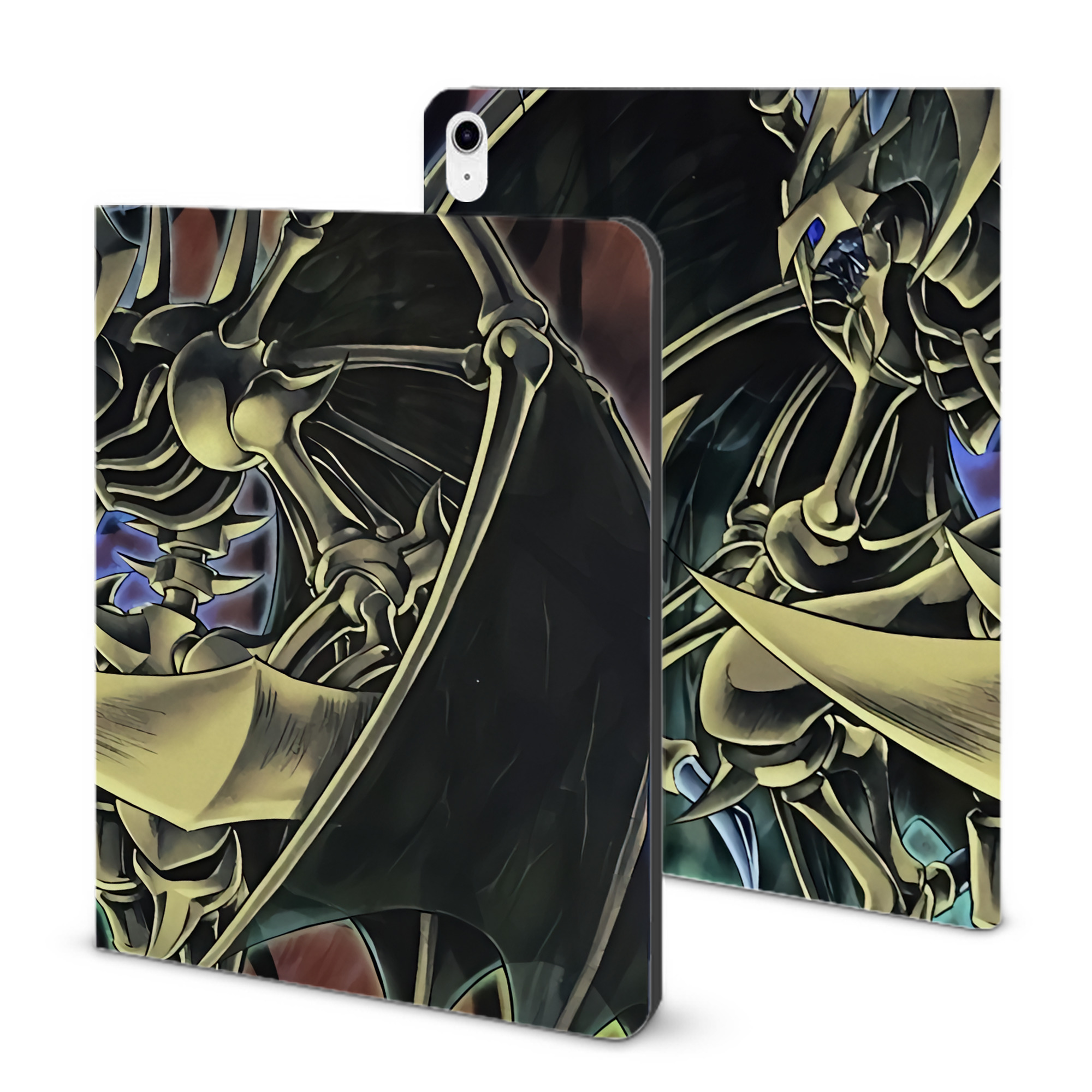 （画像用） 遊☆戯☆王 Yu-Gi-Oh! IPad ケース ブック型 PUレザー TPU 耐衝撃 軽量 薄型 ペン収納なし 全面保護 IPad 各モデル対応